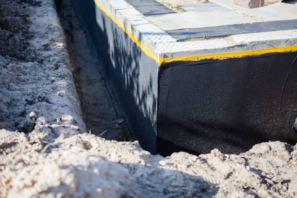 Professional Vapor Barrier Installation technician working in Flanders, NY